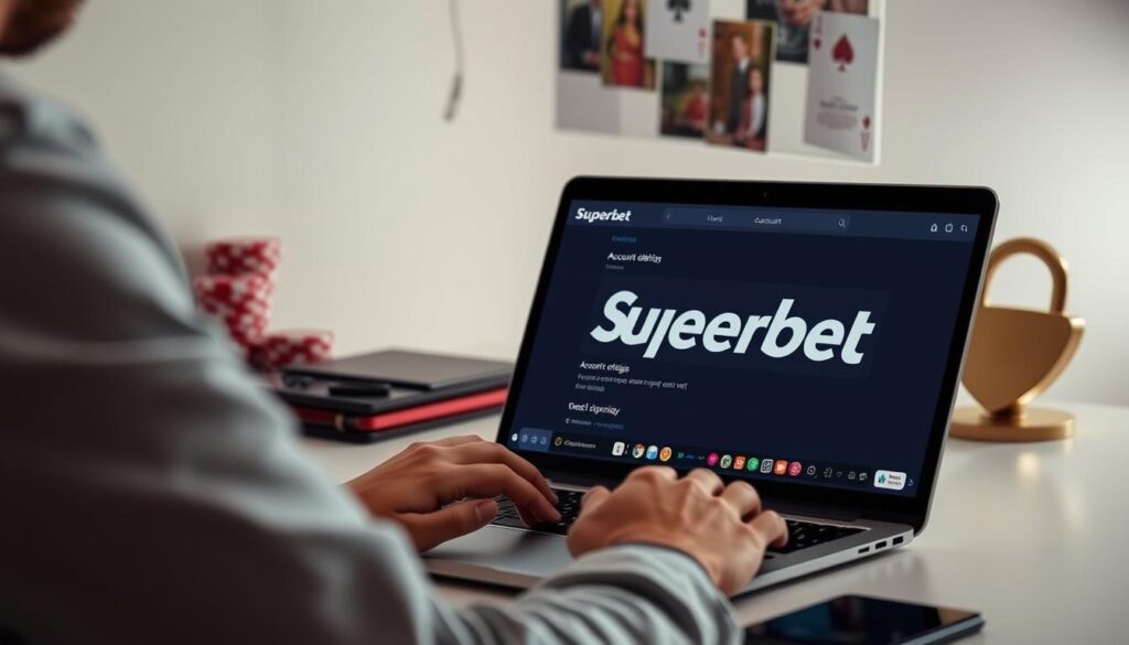 como excluir conta superbet